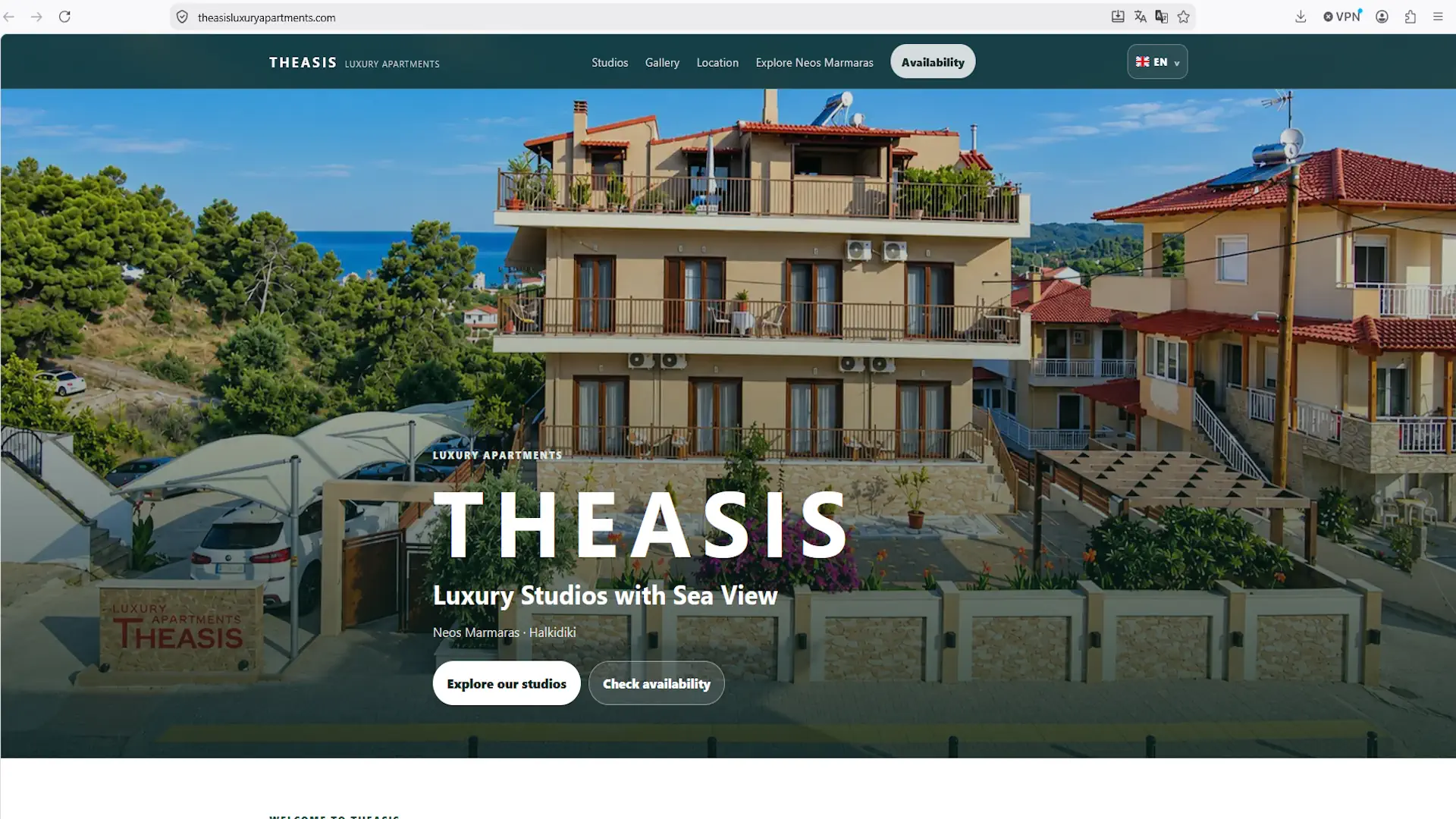 Theasis website